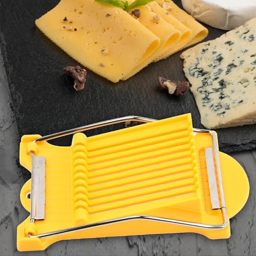 Cheese Slicer Cutter Tool | Luncheon Meat Slicer | Tomato Slicer Kit, Stainless Steel Luncheon Meat Slicer, Handheld Quick Slicer Evenly Strong For Cheese, Ham, Avocado, Hot Dogs