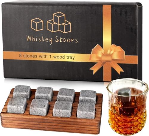 Trendy Bartender Whiskey Stones Set, 8 Piece Petite
