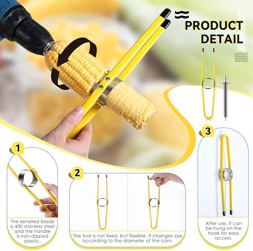 1 Pack Corn Remover Tool with Drill Bit Corn Stripper