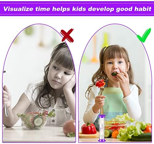 Queekay 48 Pcs 2 Minute Sand Timer for Kids Hourglass Timer,Colorful