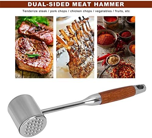 Topyond Meat Tenderizer Tool, Stainless Steel Mallet