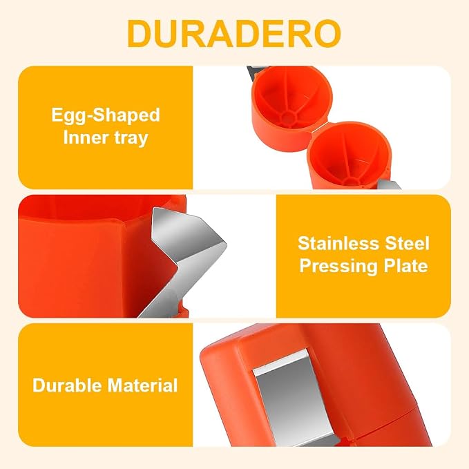 Egg Shell Opener, 2026 Premium Egg Shell Cutter Eggs Shell Separator for for Home Kitchen Gadgets, Multifunctional Egg Cutter Egg Cracker Separator Raw Eggs (Yellow Red Pink)