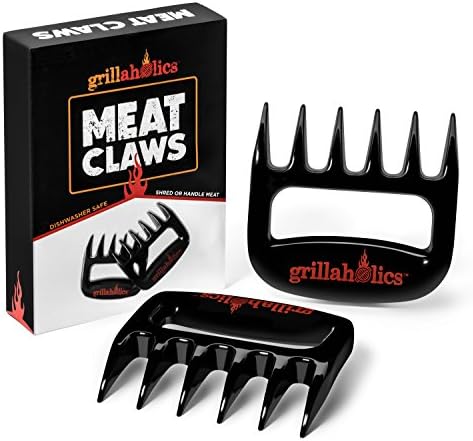 Grillaholics Meat Shredder Claws for Shredding Chicken, Pulled Pork & More