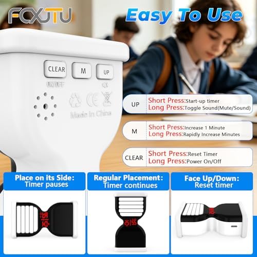 Digital Hourglass Timer for Productivity, Visual Countdown with Flight Flow
