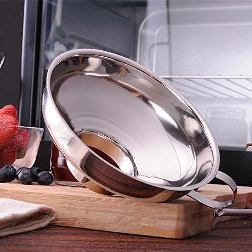 Wide-Mouth Canning Funnel With Handle For Mason Jar,Stainless Steel Kitchen Funnel For Regular and Wide Mouth Jars