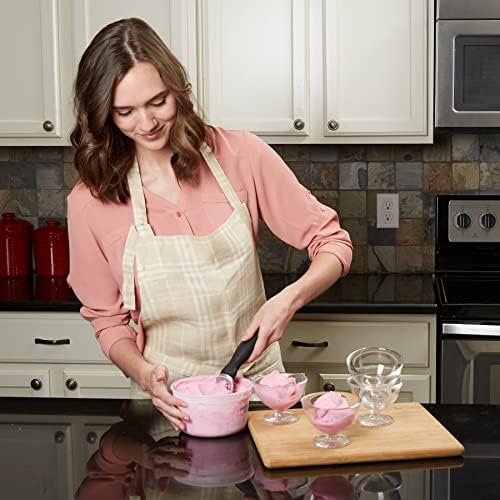 Spring Chef Premium Ice Cream Scoop & Magnetic Ice Scoop - 2 Product Bundle - Black