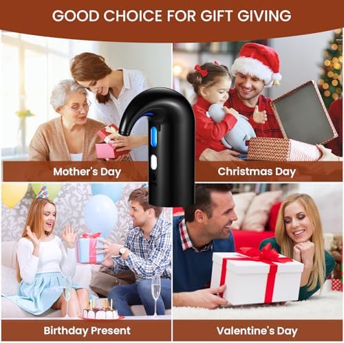 BLUBYEES Electric Wine Aerator and Automatic Wine Dispenser