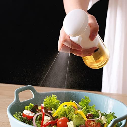 Oil Sprayer for Cooking - Glass Oil Dispenser Bottle Spray Mister - Refillable Food Grade Oil Vinegar Spritzer Sprayer