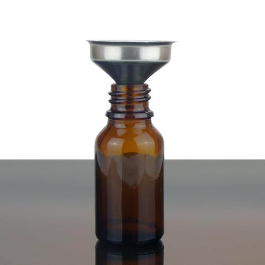 Stainless Steel Mini Funnel for Essential Oil Bottles/Flasks - Pack of 50