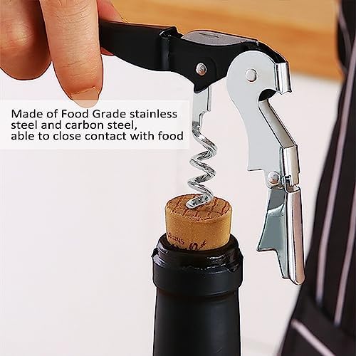 RECUTMS 12 Pack Wine Opener,Waiter Corkscrew Wine Key for Servers（Black）