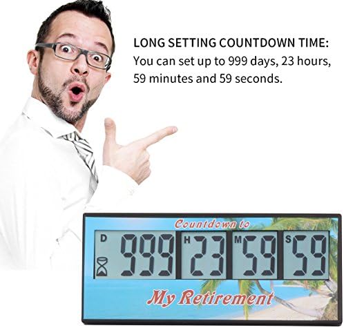 A AIMILAR Digital Retirement Countdown Timer 999 Days Count Down Timer