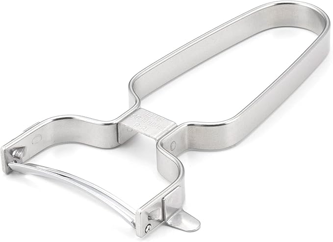 Shimomura Kihan 39956 Peeler, Peeler, Rapid, Made in Japan, Stainless Steel, Dishwasher Safe, Curved Blade, Thin Leather, Super Cut (Tsubamesanjo )