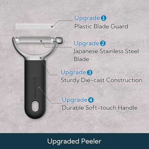 KITCHENDAO Swivel Vegetable Potato Peeler for Kitchen