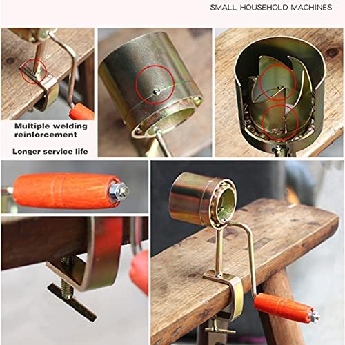 Corn Sheller Machine Hand Crank,Dry Corn Sheller for Popcorn,Corn Thresher & Peeling Corn,Corn Cob Stripper Tool,Corn on the cob Corn Peeler Thresher Shucker,for Farms and Families