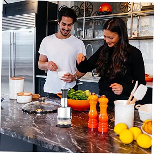 LIFKOME 2pcs Garlic Clove Press Crusher Garlic Press Machine Manual Mincer Stainless Steel Easy Clean Kitchen Gadgets