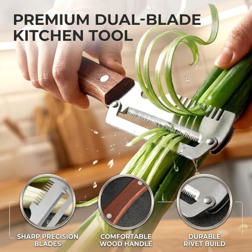 Peeler Knife & Vegetable Shredder 2-Pack