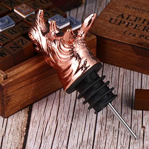 Cabilock Wine Pourer Creative Zinc Alloy Aerator Stopper for Parties Bars and Restaurants Rose Animal Design for Unique