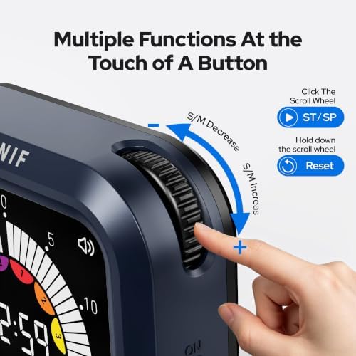 Visual Timer for Kids with Color Display Kitchen Timer 1500mAh Battery