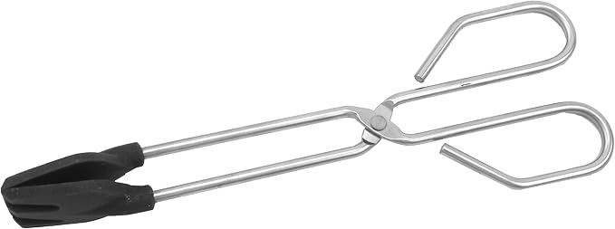 Fackelmann 00040 Kitchen Tongs with Silicone Blades 25cm - Assorted Color