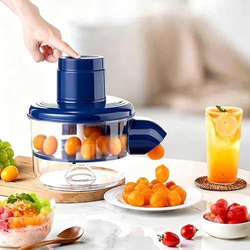 Grape Peeling Machine Garlic Peeler Automatic Vegetable Electric Peeler Blue