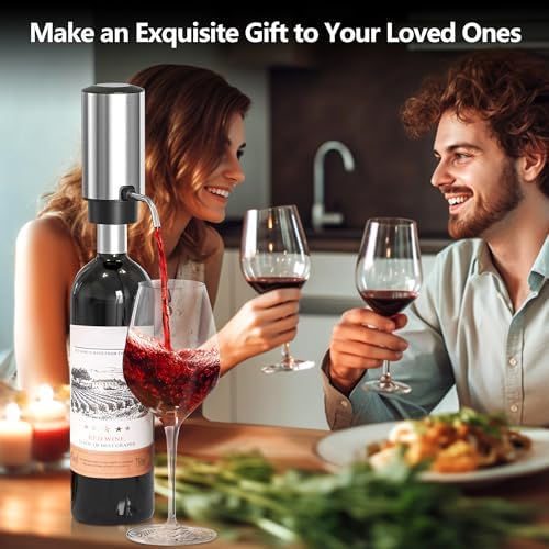 Electric Wine Decanter, Rechargeable Automatic Wine Aerator Wine Dispenser