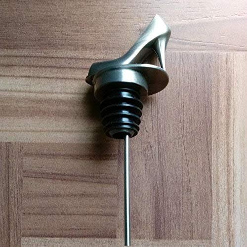 Stainless Steel Shoe Wine Aerator Pourer - Deluxe Decanter Spout for Robust Red and White Wine - Pour Amore Bottle Pourer/Stopper & Air Diffuser by Chris's Stuff