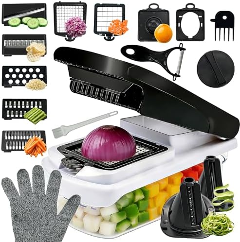 17-in-1 Vegetable Chopper, Multifunctional Mandoline Slicer