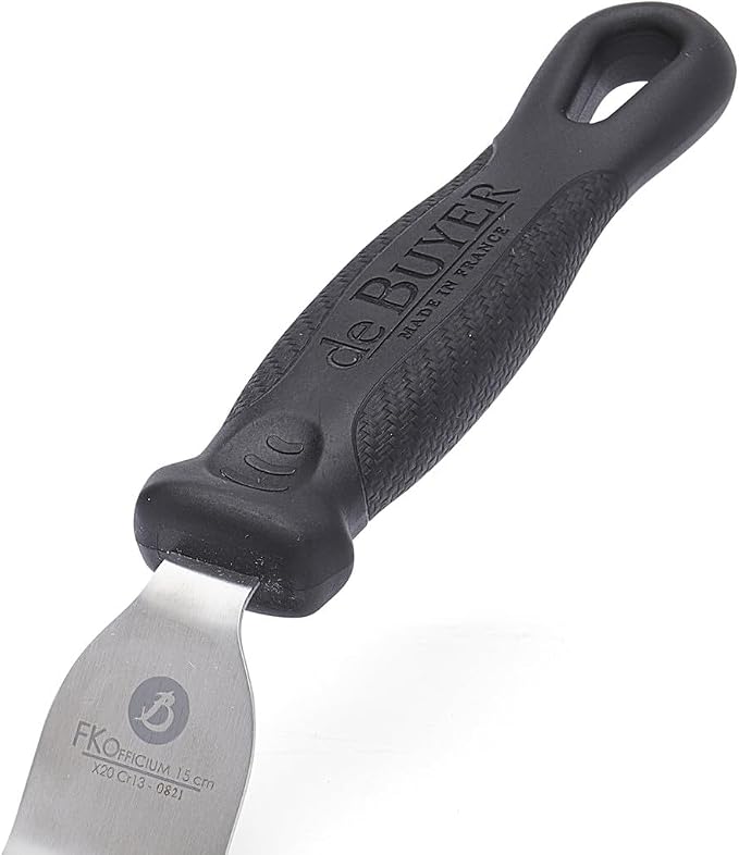 DE BUYER FKOfficium Angled Spatula, 19,5 x 3,5 cm