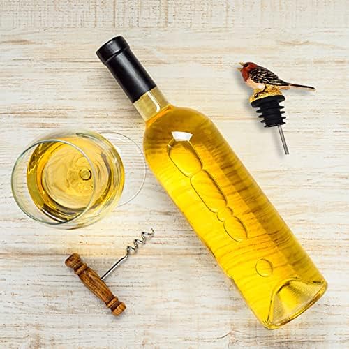 Wine Aerator Pourer Enamel Glaze Colorful Bird Wine Bottle Pourer & Stopper