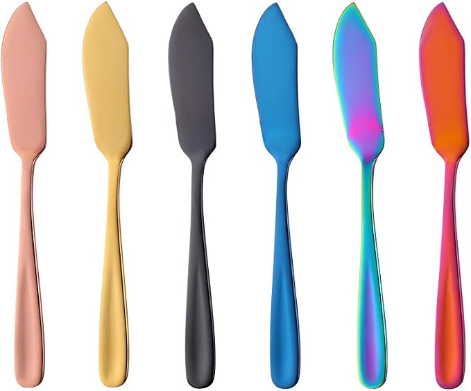 Stainless Steel Butter Spreader, Knife，Ergonomic Design&Easy To Use， for Birthday/Parties/Wedding/Bridal Shower/Housewarming and Anniversary