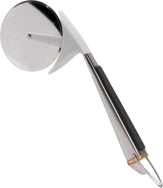 Current Pizza Cutter, Ultra-Sharp, Heavy-Duty Stainless Steel Wheel with Ergonomic Handle, Non-Slip Grip, Dishwasher Safe, Durable Pizza Slicer for Clean and Even Cuts