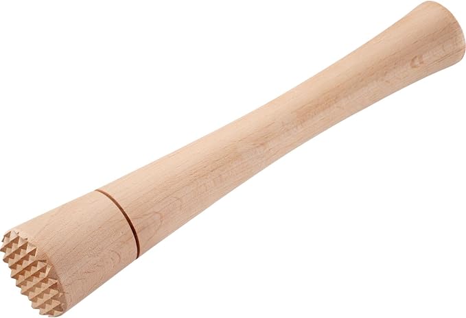 Westmark Fermentation Masher - Heavy Duty Hand Tamper Ideal for Kimchi, Sauerkraut and Fermenting Fermentation Food Effortless Use - Beech Wood