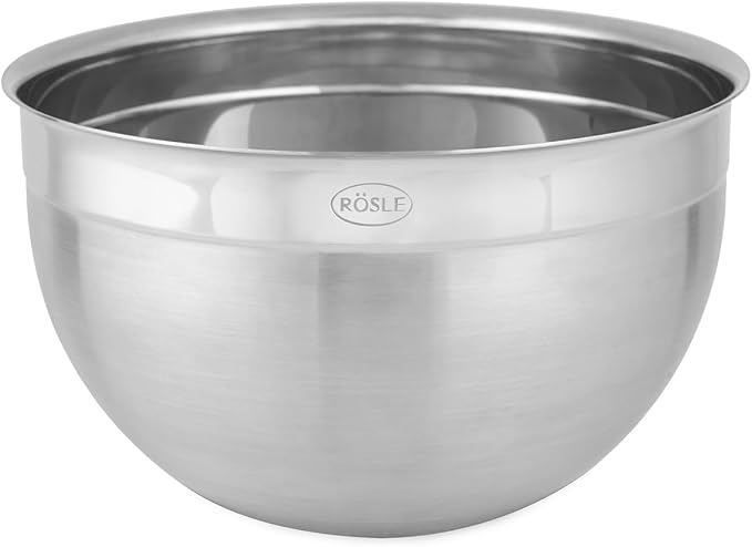 Rösle Stainless Steel 1.6 L Polished Deep Bowl, 6.3" diameter (1.7-quart)