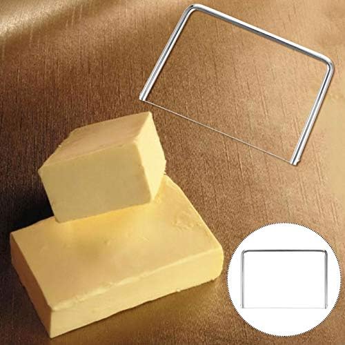 BESTonZON Cooking Cutter Wire Leveler Handheld Egg Butter Slicers for and Pastry Lyre Cutting Gadgets Slicer Home Multifunctional Supplies Tools Cheese Kitchen Spatula Dessert