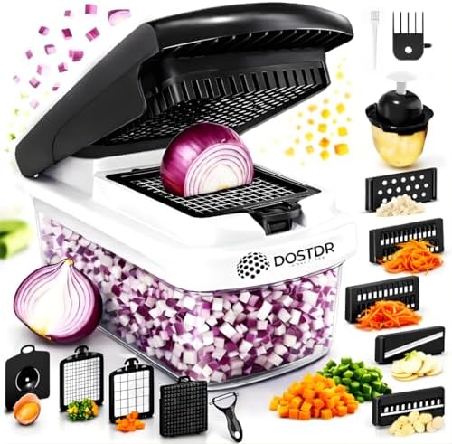 Compact Premium Vegetable Chopper Container Graded Stainless Steel & ABS