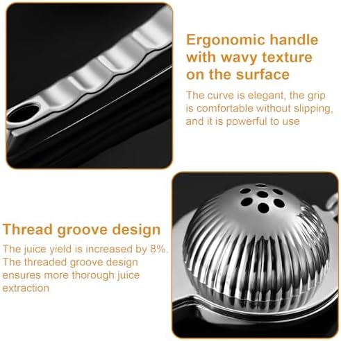 Stainless steel metal handheld manual juicer