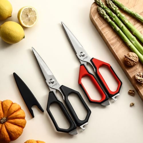 LIVINGO Kitchen Scissors Set Stainless Steel Food Shears