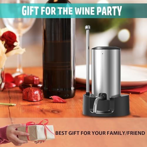 Electric Wine Aerator Pourer Decanter Type C Rechargeable Wine Dispenser