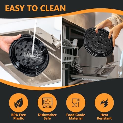 Chicken Shredder Kitchen Gadgets – UPGRADED Anti-Slip Base for maximum grip – Meat Chopper Chicken Shredder Tool – Dishwasher Safe Meat Shredder with Ergonomic Handles – Shredder for Chicken