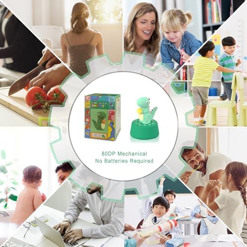 ELE DEPI Mechanical Kitchen Timer for Kids,Wind Up Egg Timer for Cooking.