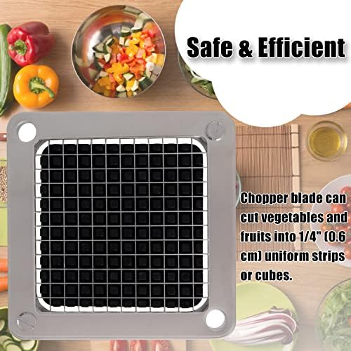 1/4" Replacement Dicer Chopper Blade with Pusher Block