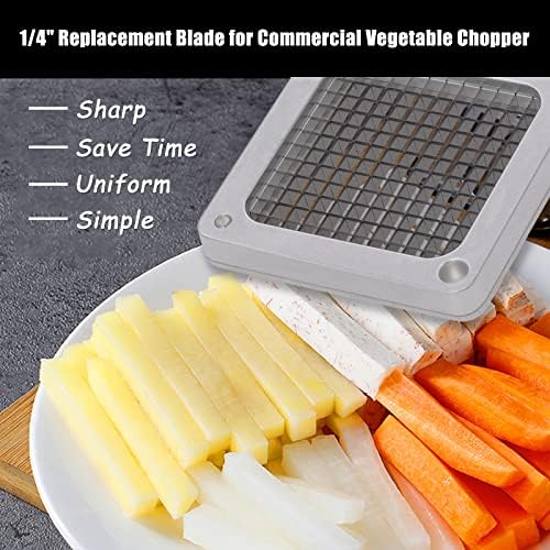 1/4" Replacement Dicer Chopper Blade with Pusher Block