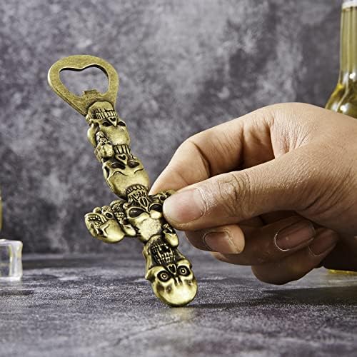 Skull Cross Wine Beer Bottle Opener for Bar Bartender Men and Women,Thanksgiving,Hallowmas,Christmas