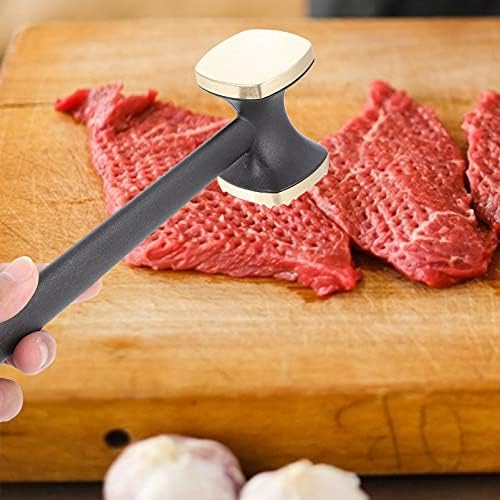 Hemoton Meat Tenderizer Tool Dual Sided Meat Mallet Tenderizer Meat Pounder Meat Hammer Meat Smasher for Tenderizing Steak Beef Chicken Fish and Poultry