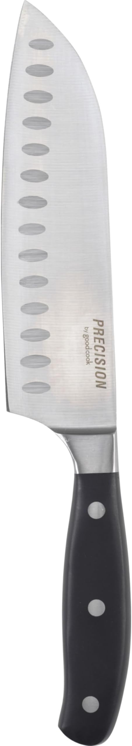 GoodCook Precision Santoku Knife, 7-Inch, Black