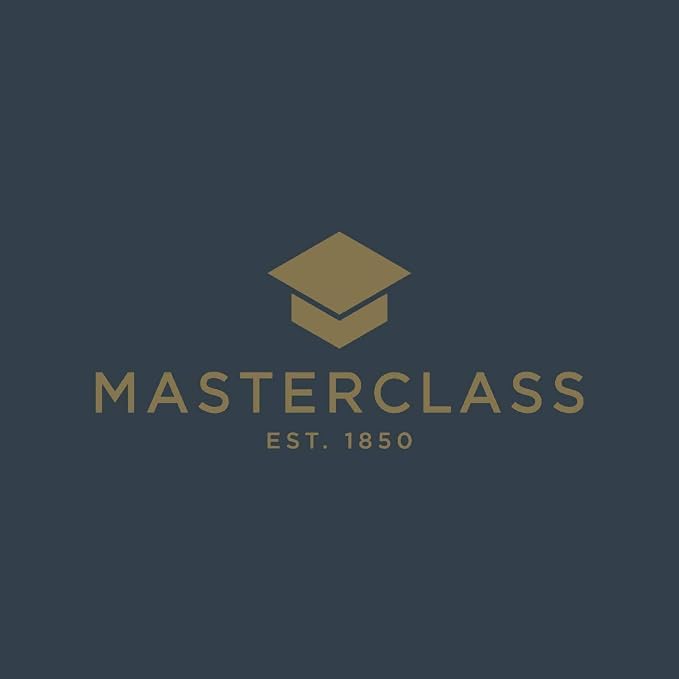 MasterClass Bread Knife, Deluxe Stainless Steel, Durable Serrated Bread Knife 20cm (8"), Hanging Display Pack