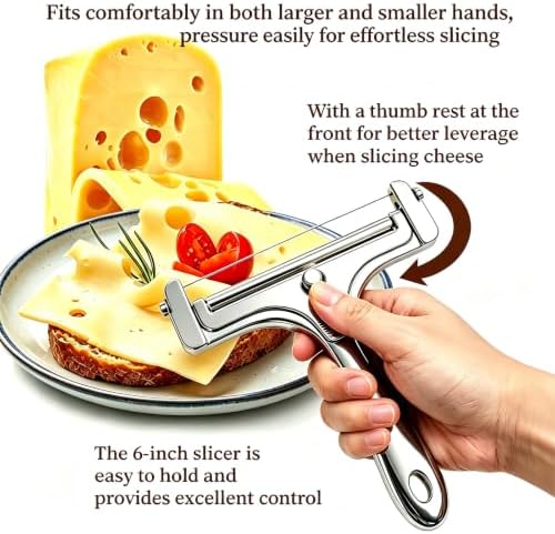 Stainless Steel Wire Cheese Slicer, Cheese Knives Set
