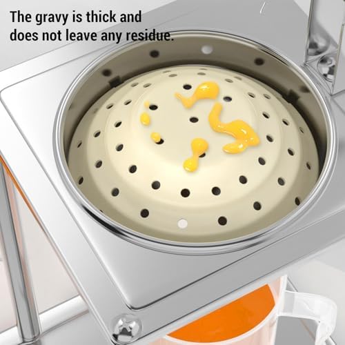Manual Juicer, Stainless Steel Hand Press Juicer Machine for Orange Citrus Lemon Lime Grapefruit, Home Kitchen Tool, Orange Squeezer, Ergonomic Handle