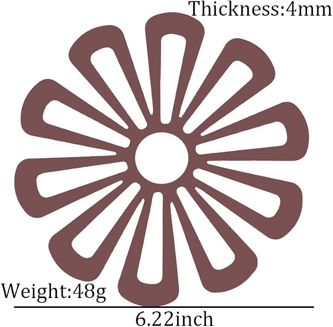 Silicone Trivet Mat for Kitchen, Hot Pot Holder Hot Pads for Pots Pans, Trivets Hot Plates for Hot Dishes, Heat Resistant Table Mat for Countertop, Set of 3