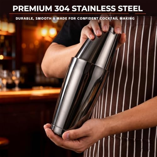Boston Shaker Set 18oz & 28oz Stainless Steel Weighted Shaker Tins